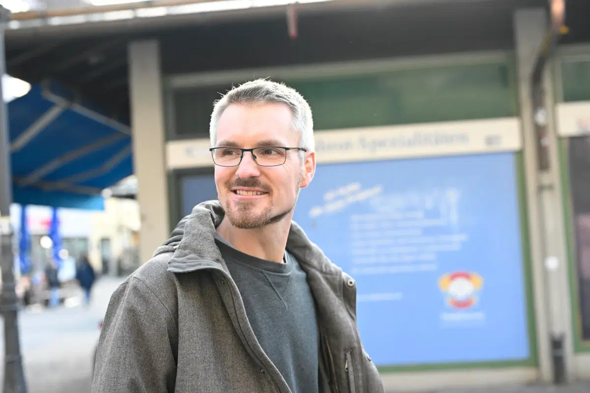 Albrecht Dorsel-Kulpe am Bahnhof